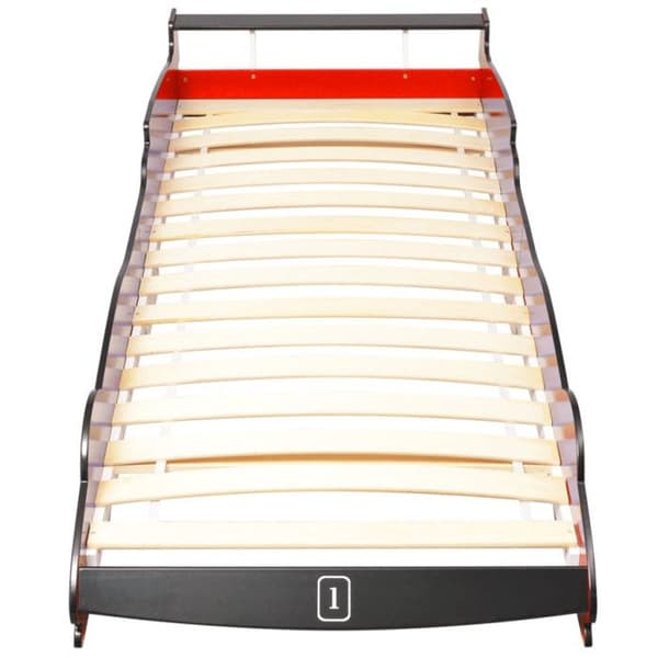 Lit bilracer för barn - VIDAXL - 90 x 200 cm - Röd - Solid konstruktion