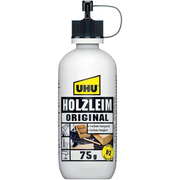 Trälim - UHU - 75 gr - Vattenresistent - Transparent - Lösningsmedelsfri