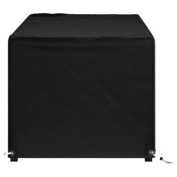 vidaXL Trädgårdsmöbelöverdrag 8 öljetter 192x82x65 cm Rektangulär 319294