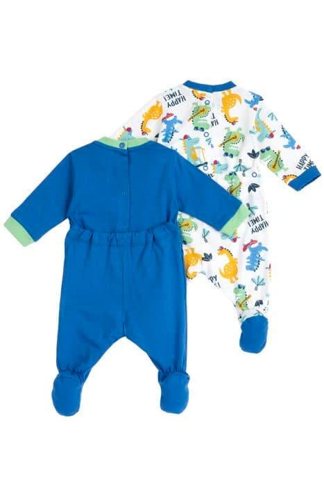 Chicco Textile Box Set bomull Jumpsuit med fot, blandad baby