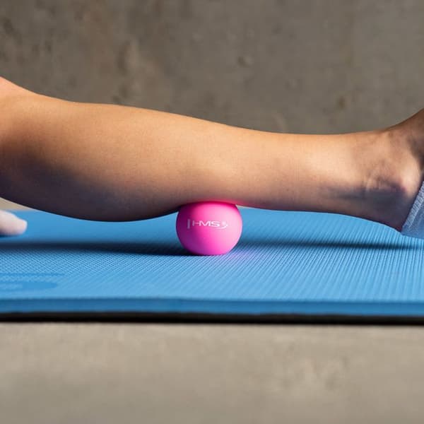 Siliconmassageboll - HMS - BLC01 - Rosa - Diameter 65 mm - Medelhårdhet - Punktmassage