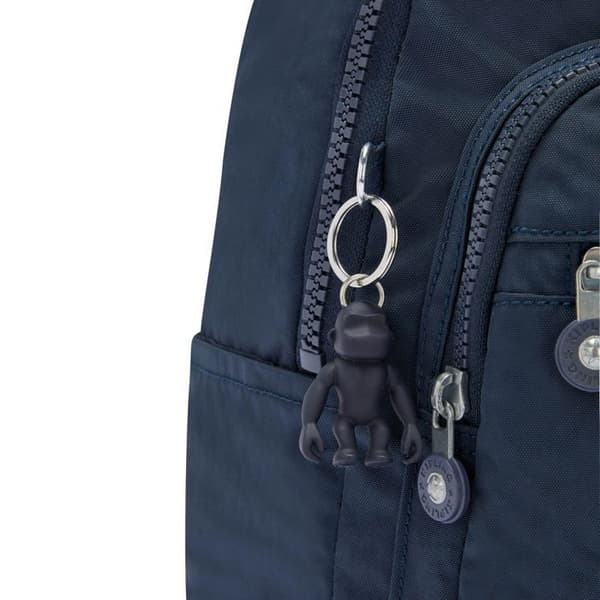 Kipling Blå ryggsäck för kvinnor och män - Basic Seoul Backpack S Blue Blå 2 129294