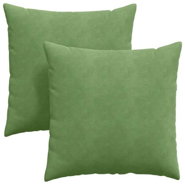 Coussin Vidaxl Soffkuddar 2 st Ljusgrön 60 x 60 cm