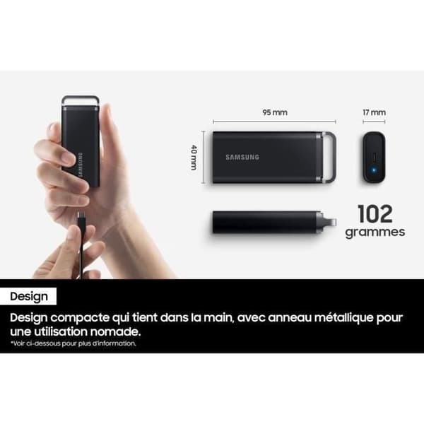 SAMSUNG Extern SSD T5 Evo 2 TB MU-PH2T0S/EU
