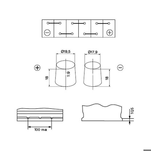 BOSCH Auto-batteri EFB S4E41 72Ah / 760A