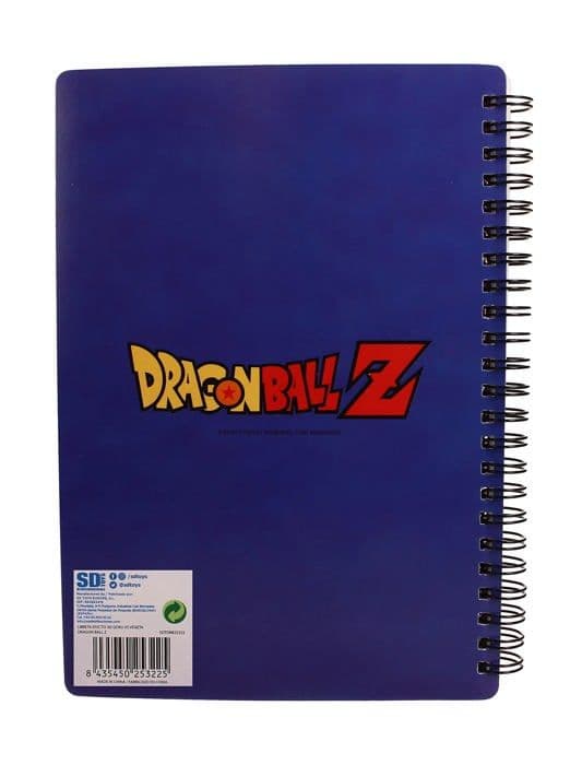 Anteckningsbok - REDSTRING - RS531137 - 3D Dragon Ball Z - Goku Vs Vegeta - Multicolor