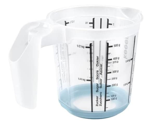 Pichet Doseur - Keeeper - Massimo - 500 ml - Elegant Design - Millimeternoggrannhet