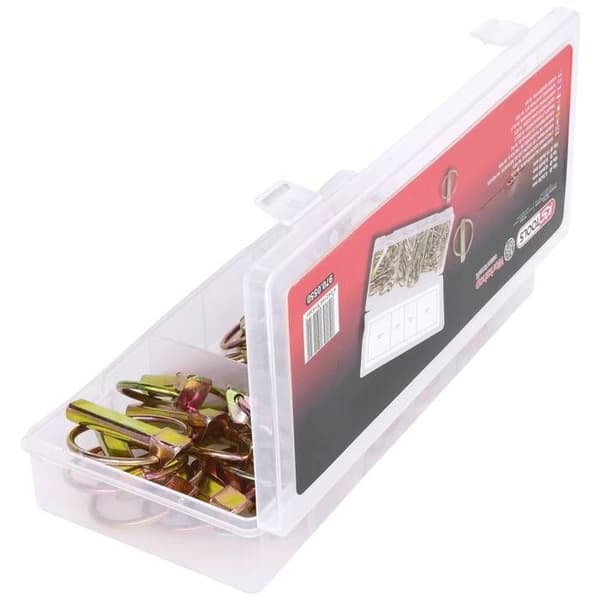 Assortiment av clipsstift - KSTOOLS - 970.0550 - 50 stycken - Sats - Inomhus