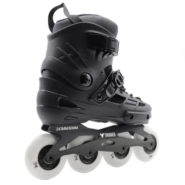 Rollers Freeskate - Trigger - Cloud Pro 80 - Svart - Hjul 80mm - ABEC 9 - Vuxen