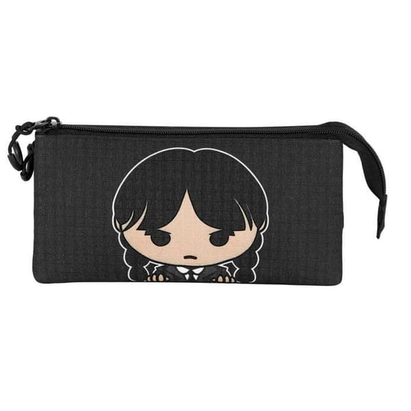 Trousse Triple - Onsdag Söt - Grå - One Size