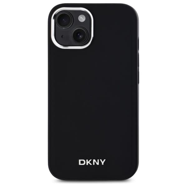 Skal för iPhone 15 Plus - DKNY - Hardcase Plain Logo - Svart - Optimal skydd - Elegant