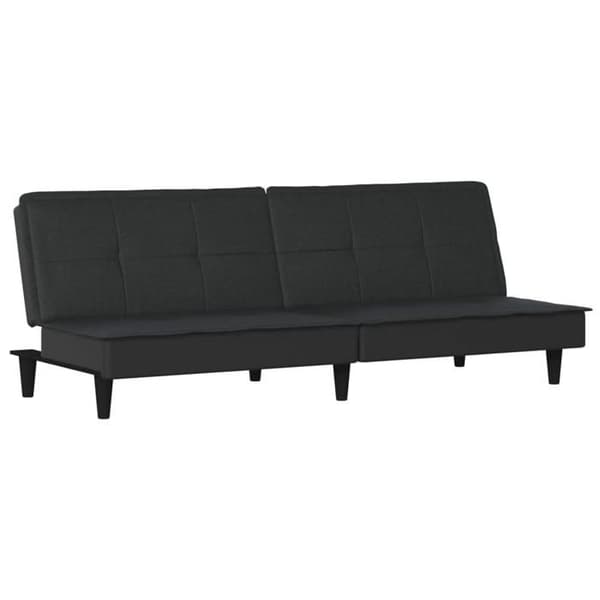 vidaXL Sängsoffa svart tyg 351915
