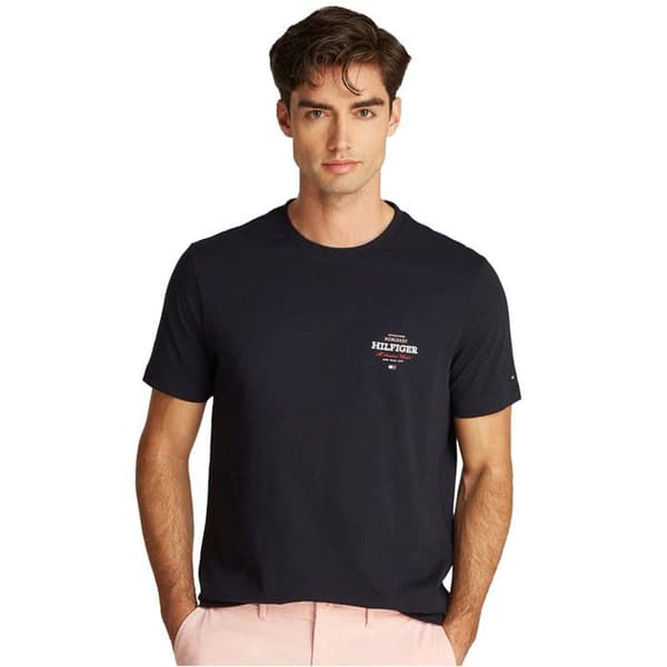 T-shirt MC bomull logotyp - Tommy Hilfiger.