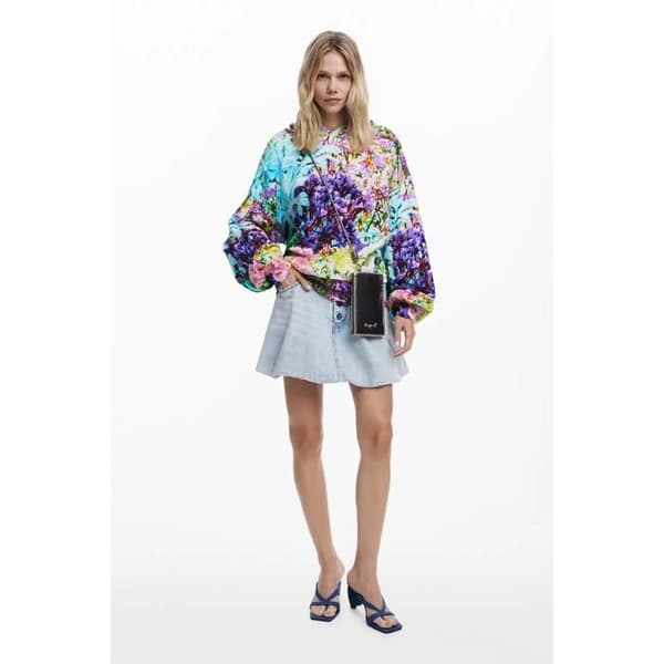 Damsweatshirt med huva Desigual Oliver