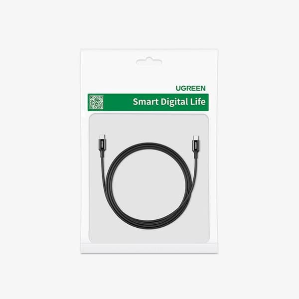 Svart USB-C till USB-C-kabel 480 Mb/s 5 A 2 m