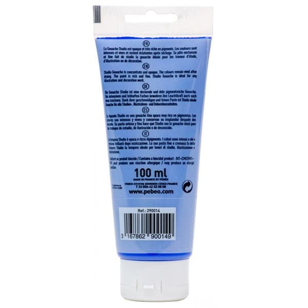 PÉBÉO GOUACHEFÄRG 1 TUB 100 ML BLÅ CO…