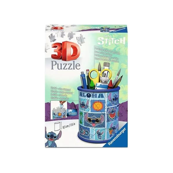Pussel 3D - RAVENSBURGER - Disney Stitch - 54 bitar - Plast - Höjd 10 cm