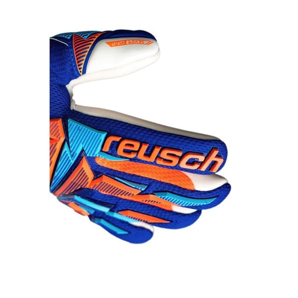 Målvaktshandskar barn Reusch Attrakt Freegel Advance - sharp blu/shock orang