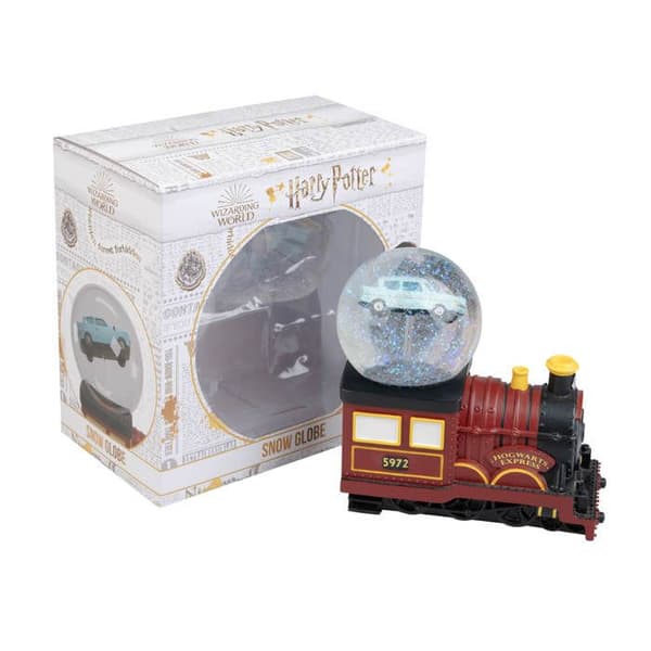 Snöboll Harry Potter Hogwarts Express 6.5 cm Röd och Guld Peraga Jul