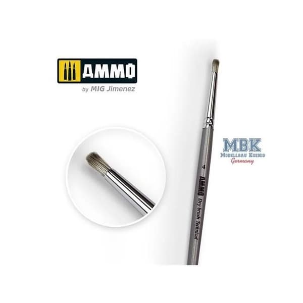 4 Borstar teknik med torrborstning AMMO