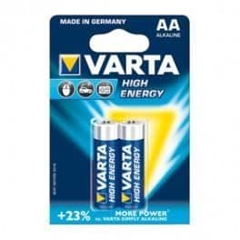 Alkaliska batterier AA/LR6 1,5v högenergi 2st