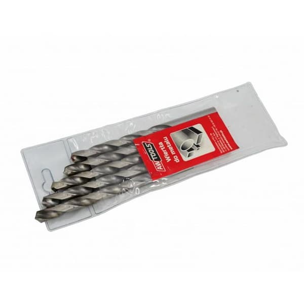 AWTOOLS METALLBORR VIT 2,5 mm/10 stycken.