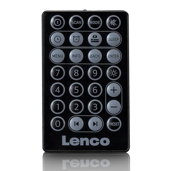 Lenco PDR-051BKSI - DAB+/FM-radio med Bluetooth® - Svart