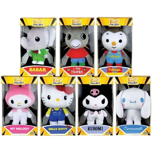 Samlarplush My Melody - JEMINI - HELLO KITTY - Kid'collect +/- 13 cm