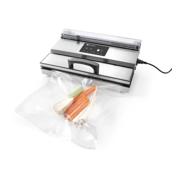 Vakuumförpackare - HENDI - 975374 - Rostfritt stål - Digital display - Dubbel luftpump