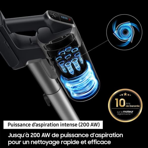 Samsung VS20B75BGR1 Multi-cykon 2-i-1 golvdammsugare