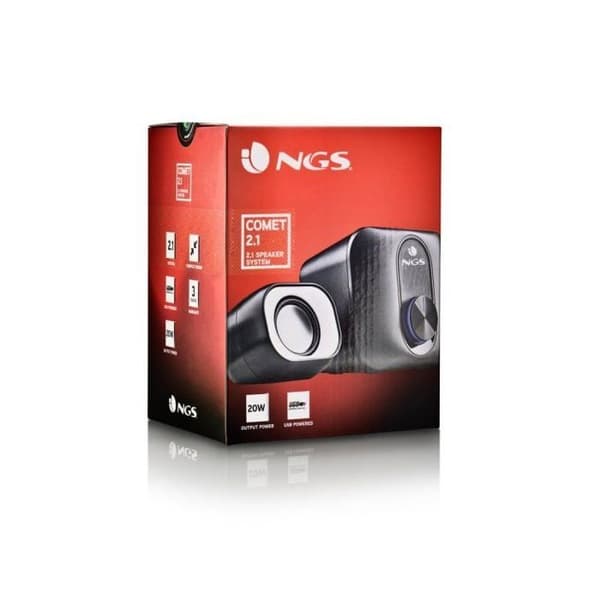 Mini Stereo Högtalare - NGS - COMET 2.1 - 20W - USB - 3,5 mm