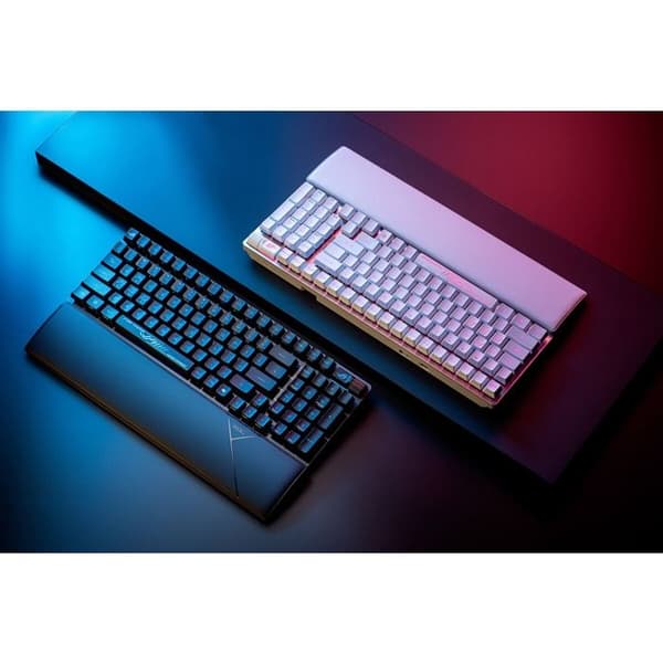 Tangentbord - Asus - ROG Strix Scope II 96 RX Wireless - Vit - ROG RX Optisk - Bluetooth 5.1