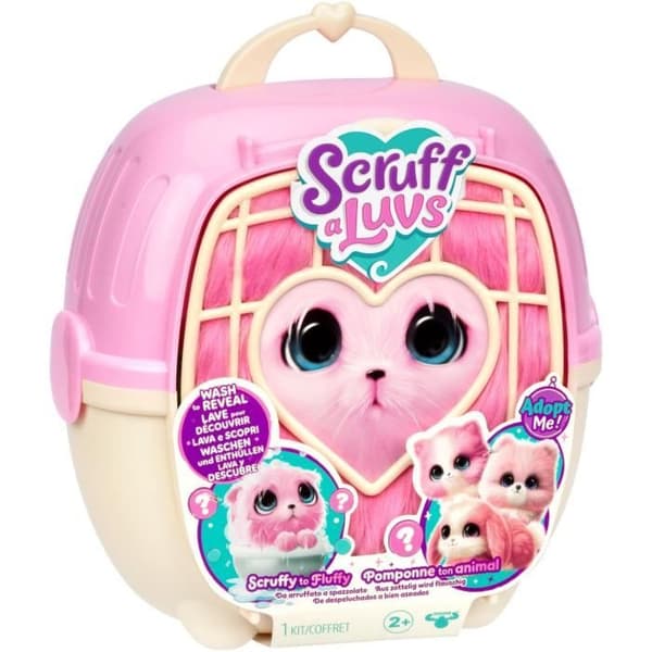 Gosedjur - SCRUFF A LUVS - Boll av päls - Rosa
