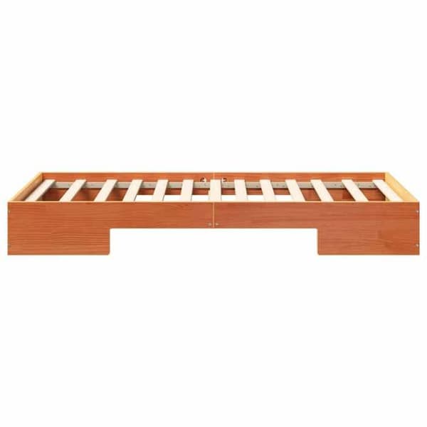 vidaXL Sängram Brun 75 x 190 cm 873057