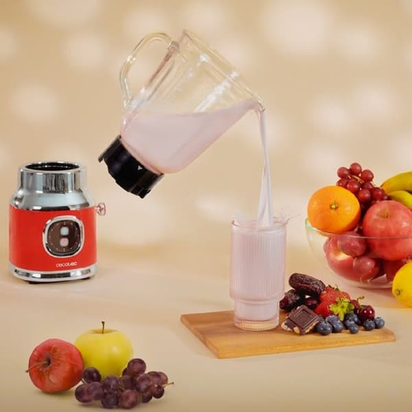 Cecotec Mixern-blender RetroTwist Röd