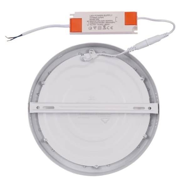 Ytmonterad LED-panel - Domoletti - DLED-43 - 18W - 3000K - Vit
