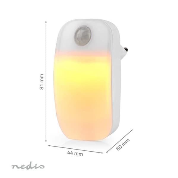 Nedis LED-nattlampa | LNLW10WT | Vit