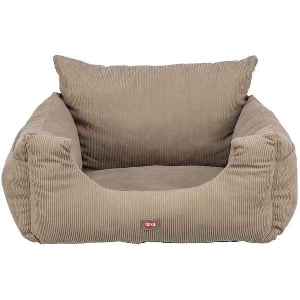 Hundkorg - TRIXIE - Bilstol - Taupe - Polyester - Medium