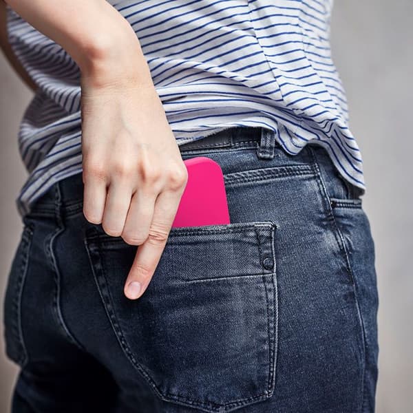 Telefonfodral - Cellularline - Sensation Plus - iPhone 15 Plus - Rosa - SKYDDSMICROBAN