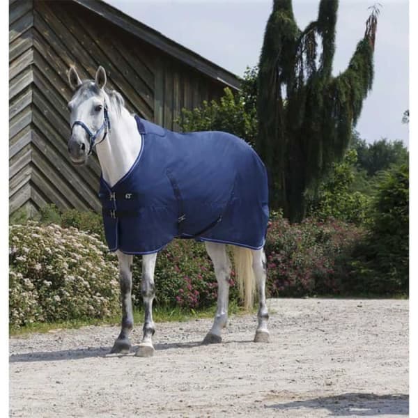 Stallskjorta Equit'M 6.0 - Equithême - Blå - Häst