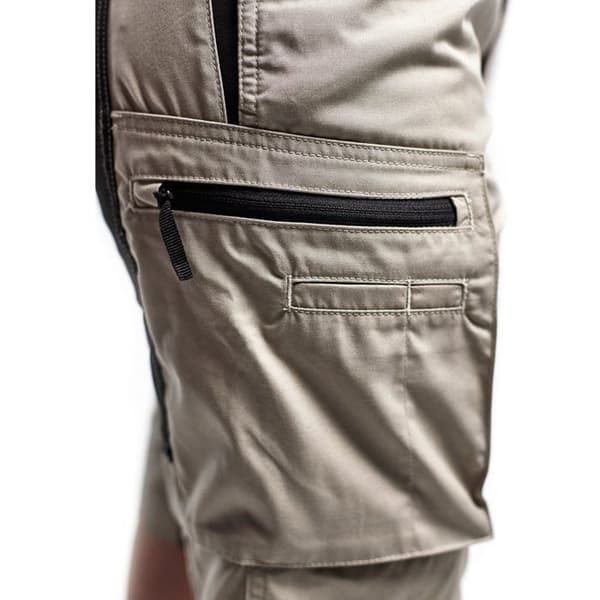 Arbetsbyxor stretch dam Blaklader polycotton - Beige / Svart