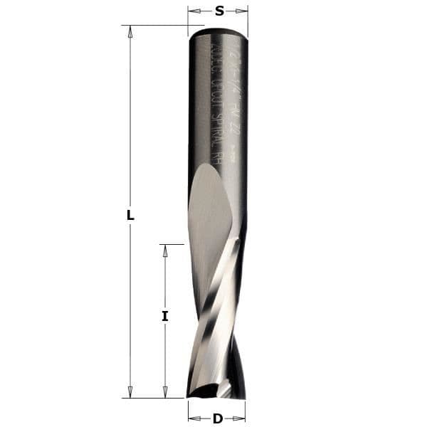 HELIKOIDAL CUTTER Z2 POS.HM D=4X15X60 S=8 DR 191.840.11