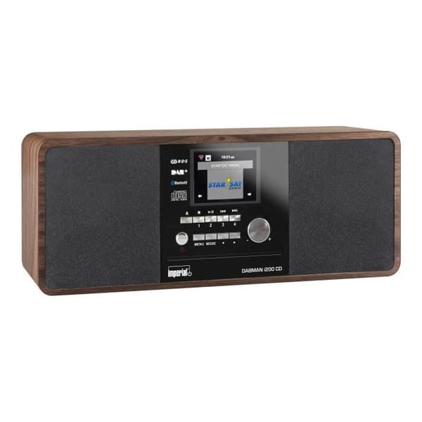 Ljudsystem - TELE STAR - imperial DABMAN i200 CD - CD / MP3-spelare - Bluetooth - DAB/DAB+/FM