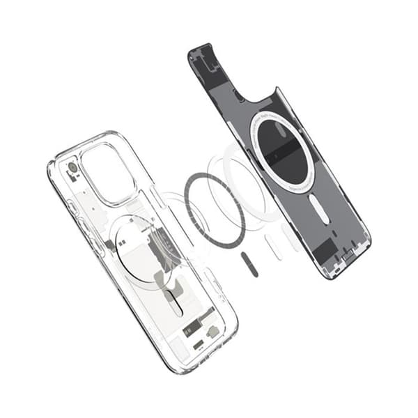 Coque Spigen Ultra Hybrid MagSafe för iPhone 16 Pro Max (Zero One Natural Titanium)