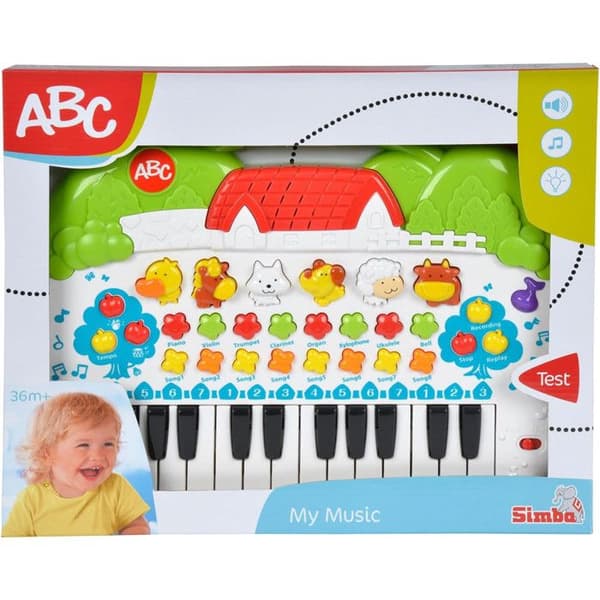 ABC-tangentbordet för djur