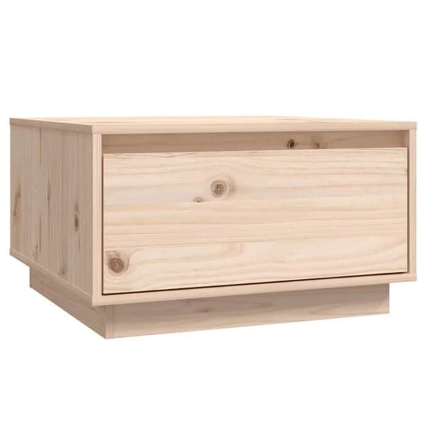vidaXL Soffbord 55x56x32 cm Massivt furu