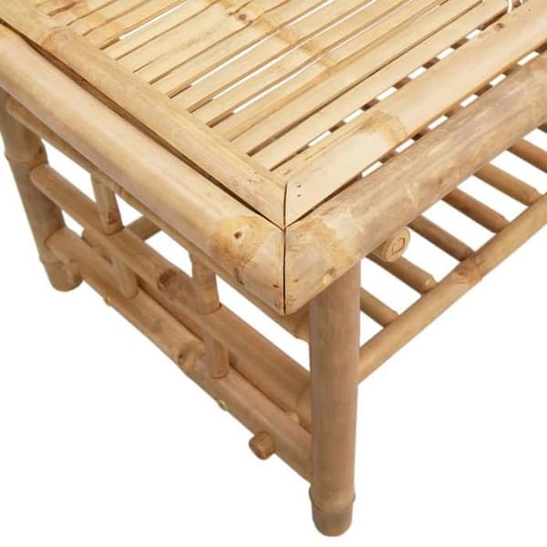 vidaXL Sidobord 45x45x45 cm bambu 368044