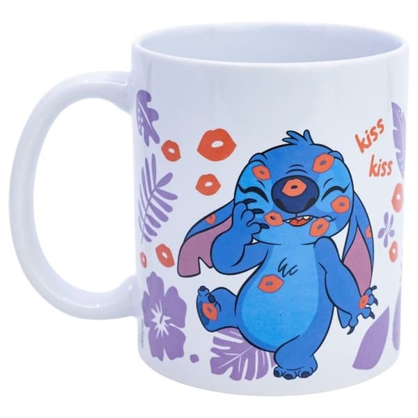 Keramikkopp - Stitch - 325 ml - Presentförpackning - Officiell Disney-licens