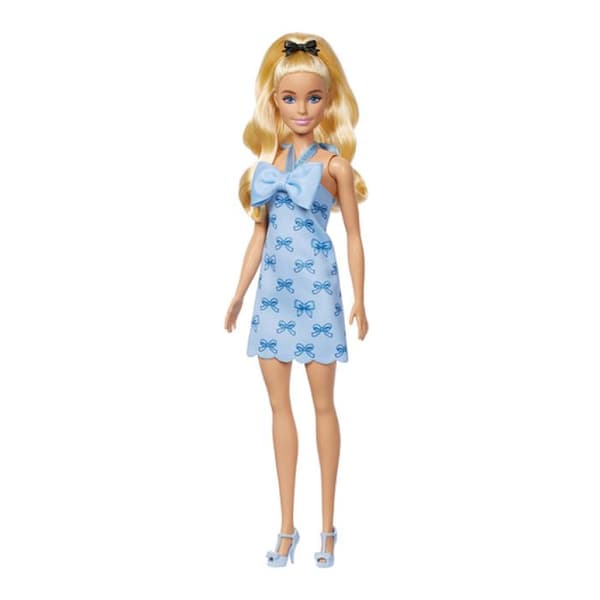 Docka - MATTEL - HYT93 - Rygglös klänning - Ljusblå - 3+ år