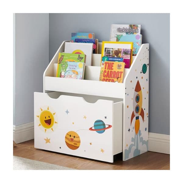 Bibliotek Avi | 62,5 x 29,5 x 70 cm | Vit